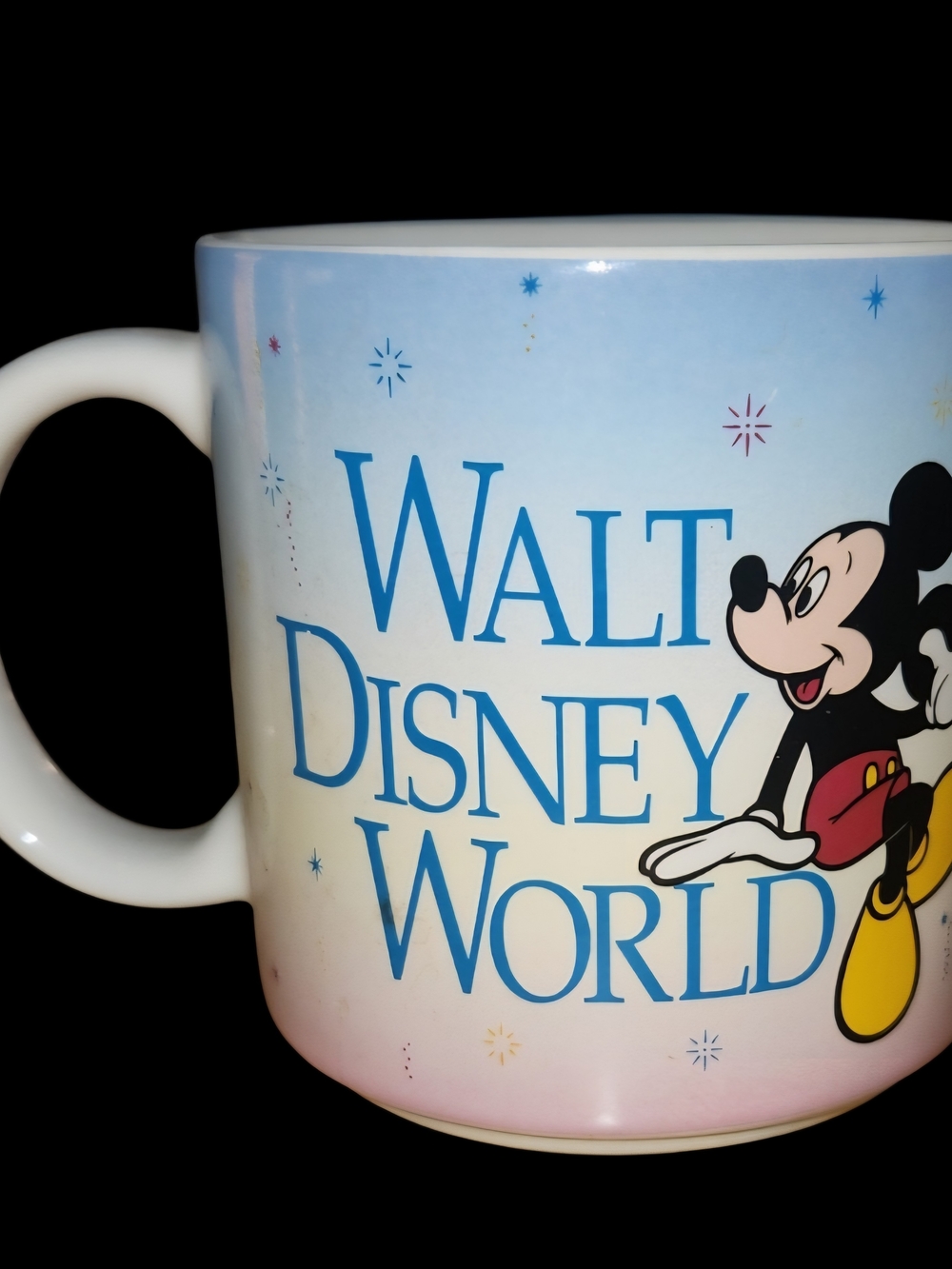 Disney Walt Disney World Mickey Mouse Ombré Ceramic Mug - Blue/Pink